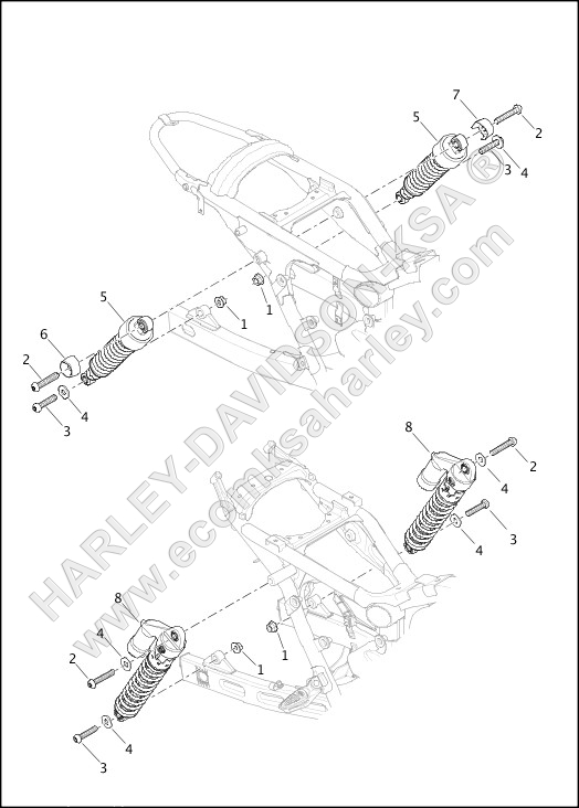 SHOCK ABSORBERS, REAR